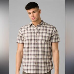 Men’s prAna Bryner Shirt Plaid XL